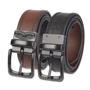 [리바이스] 남성 레더 캐쥬얼 양면 벨트 허리띠