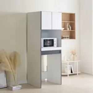 루멘 650 광폭 식기세척기 수납장+상부장 BOS123