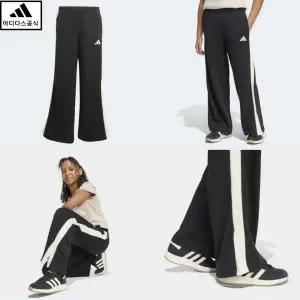 [아디다스키즈 판교] KC4644 아디다스 주니어 바지 세미 와이드 팬츠 체육복 아동바지 130-160 HPKK