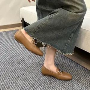 포뇨4  골드체인 장식 클래식 드라이빙 로퍼 5FWY