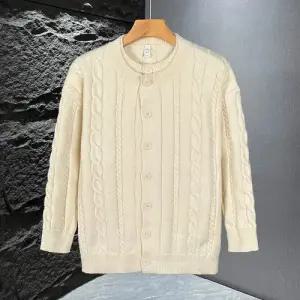 남친 니트 가을 페이크 투피스 카디건 꽈배기 기모 OP3