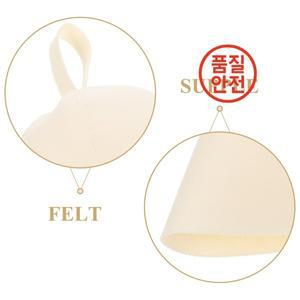 2개입 펠트 사우나 모자 여성 목욕 캡 열 차단 대형 샤워 통기성