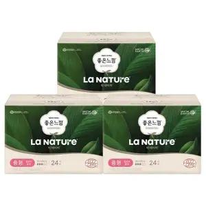 [좋은느낌] 좋은느낌 라네이처 중형 24개 x 3팩