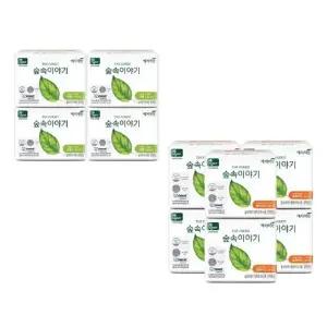 예지미인 숲속이야기 비오셀 생리대 대형 14Px4팩 + 롱 팬티라이너 20Px6팩 학교 편안한 쾌적한 흡수 산뜻