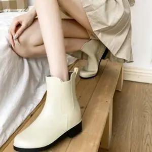 여성 데일리 캐주얼 예쁜 레인 부츠 장화 슈즈 레인부츠장화