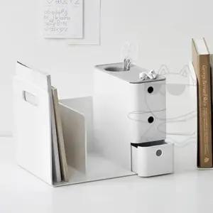 책상 정리용 문구 오거나이저 사무실 책꽂이 필수 아이템 지저분 정리함