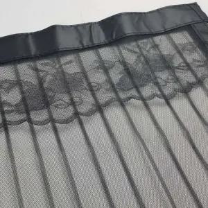 방충망 블랙 스트라이프 현관 모기장