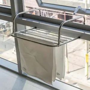 미니 베란다 창틀 원룸 빨래건조대 수건 빨랫대