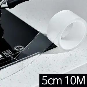 다름 틈새차단 투명 실리콘테이프 (5cmX10m) / 누수 오염