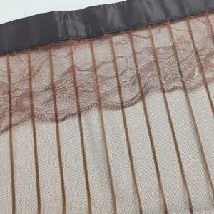 방충망 스트라이프 브라운 현관 모기장