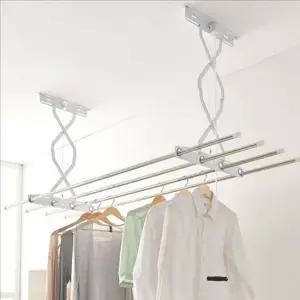 수동 천장 빨래 건조대 고정형 베란다 건조대 봉 스테인레스 125cm