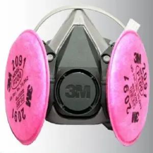 3M 방독마스크 6200+2091 방진 세트