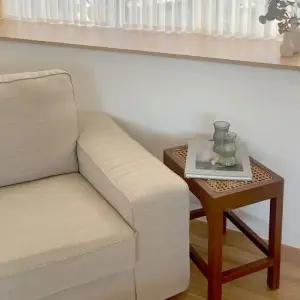 (원가이하SALE) 라탄 티크목 원형 사각 테이블 3종 라탄