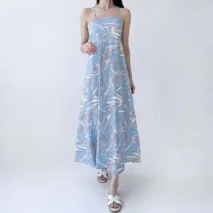 GSS DR221 맥시 비치 드레스 백크로스 홀 비치웨어 남성 여아