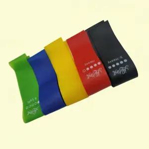 스쿼트 힙딥 저항 루프밴드 5종 세트 홈트레이닝 라텍스 힙업 근력 운동용품