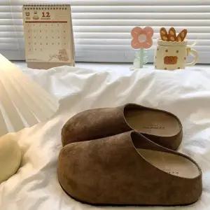 여성 봄 신발 슬리퍼 슈즈 통굽 속굽 버킨 앞코 위에 MF1