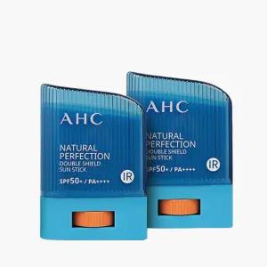 AHC 내추럴 퍼펙션 더블쉴드 선스틱(워터프루프/골프/스틱썬크림) 14g 2개