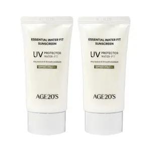 [에이지투웨니스][에이지20s] 에센셜 워터 핏 선크림 50ml 2개 (37363735)