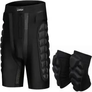 Lixada 3D 패드 숏팬츠 보호 힙 보호대 스노보드 스케이트 스키용 EVA 내장
