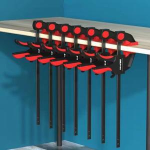 목공 F 클램프 클립 퀵 래칫 헤비 듀티 바 키트, DIY 수공구 가제트, 6 인치, 8 12