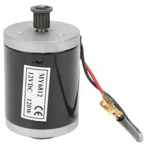 벨트 구동용 풀리가 장착된 CYTGUUPER MY6812 12V 120W 브러시드 DC 모터 전기 자전거용 스쿠터