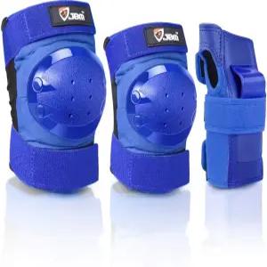 롤러 인라인 스케이팅 스쿠터 스케이트보드를 위한 JBM 성인 및 무릎 보호대 팔꿈치 패드 손목