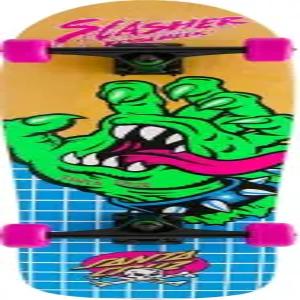 산타 크루즈 올드 스쿨 스케이트보드 완성 미크 OG 슬래셔 핸드 9.7인치 x 31.7인치