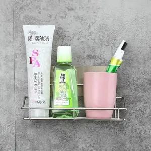 욕실선반 무타공 벽선반 세면대 수납 실버