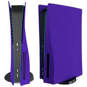 PS5 디스크 에디션 콘솔 페이스플레이트용 페이스플레이트 커버 쉘, PlayStation 5 보호 교체 패널과 호환되는 액세서리(갤럭시 퍼플)