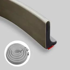 L자 물막이 실리콘 몰딩 물넘침 방지 베란다 욕실 난간 물받이 화이트 2M 1개