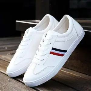 데일리 캐주얼 남성 레더 스니커즈 단화 WFFPPF7