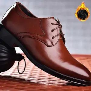 유광 고급스런 겨울 구두 남성 털안감 로퍼 WFFPN2O