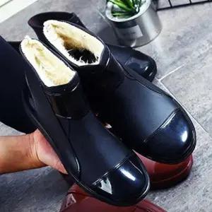 남성 다용도 패션 털안감 레인부츠 유광 겨울 방수 WFFPN05