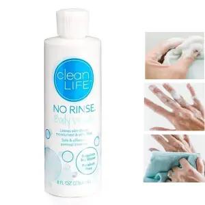 물없이 환자목욕샴푸 헹굼없는 바디워시 노인 중환자 목욕비누 환자샤워 피부세정 초간편