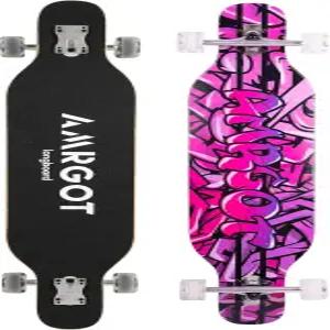 암르고 42인치 완전 롱보라드 드롭 스루 데크 오목 크루즈 프로페셔널 롱보드