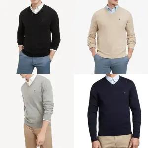 [타미힐피거]타미힐피거 브이넥 남성 니트 스웨터 (12555174)