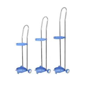 산소통 카트 고정랙 가정 거치대 정리대 보관 이동 실린더 손수레 의료용 사계절