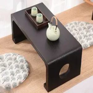 원목 차 테이블 다도 다다미 빈티지 인테리어 좌식탁자