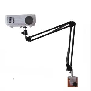 빔프로젝터 거치대 이동식 자바라 미니빔 책상용 브라켓