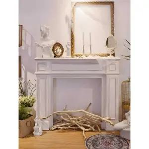 벽난로 엔틱 콘솔 엔틱가구 진열대 북유럽 프렌치 거실 상품