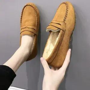 털안감 여성 사무용 캐주얼 신발