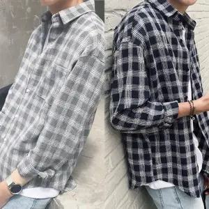 [ERA][ERA] 남성셔츠 캐쥬얼남방 체크무늬 남자상의 클래식가을철 INSUM22 (41306306)