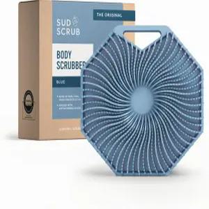Sud Scrub 항균 실리콘 바디 스크러버 민감성 피부용 각질 제거 바디용 샤워 샤워용 브러시 파란색