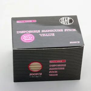 대나무 우드 스틱 500개 네일아트 도구 용품 손톱관리