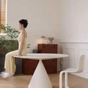 60cm 디자인필링 조명 상판 식탁 세라믹 텐스 테이블