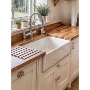 개수대 슬롯 싱크볼 사각 교체용 탑볼 도자기 도기