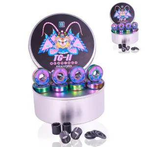 BRAVORD TG11 스케이트보드 베어링 스케이트보드용 고정밀 크루저 롱보드 16팩