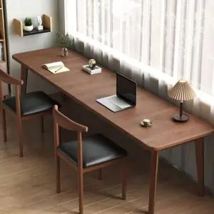 홈바 작업대 180 슬림테이블 긴 원목색 책상 와이드