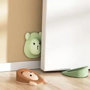 문 소음방지 방문 동물 아이 스토퍼 용품 보호 어린이 문보호 실리콘 아기 손상 안전 끼임 닫힘 열림 생활