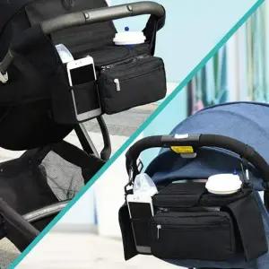 유모차 수납 가방 휴대용 백팩형 외출용 유모차 정리함 아기 용품 휴대폰 이유식 기저귀 선물 홀더 출산